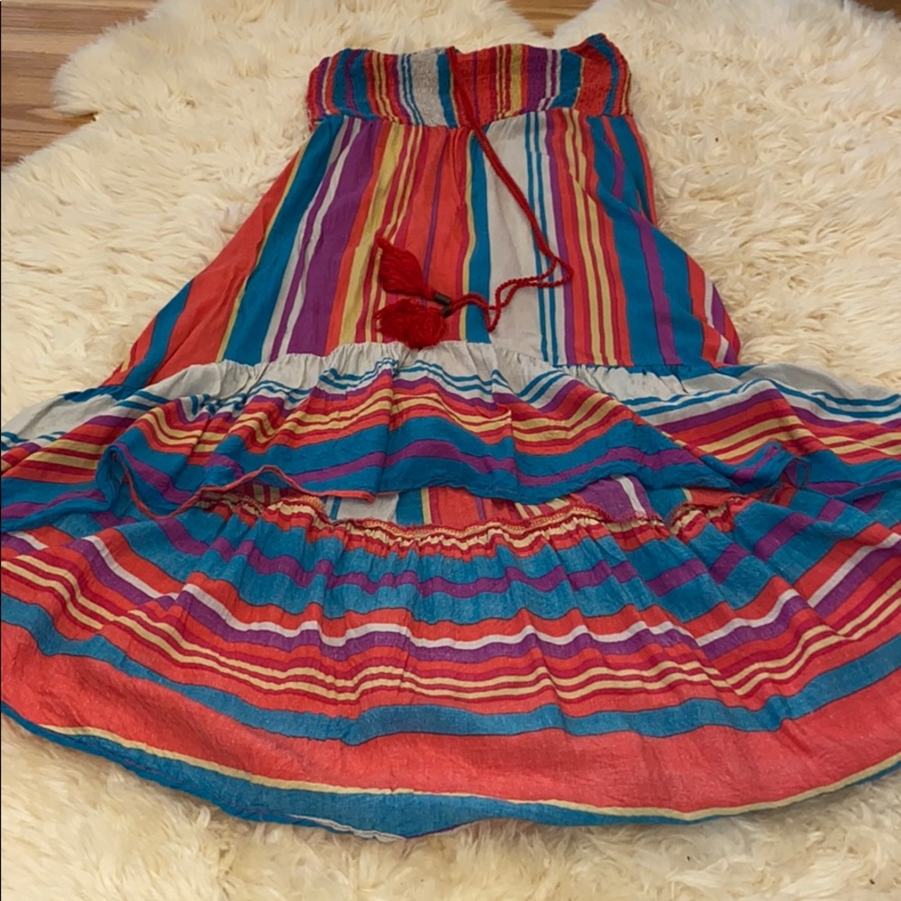 High-low sundress or swim cover up